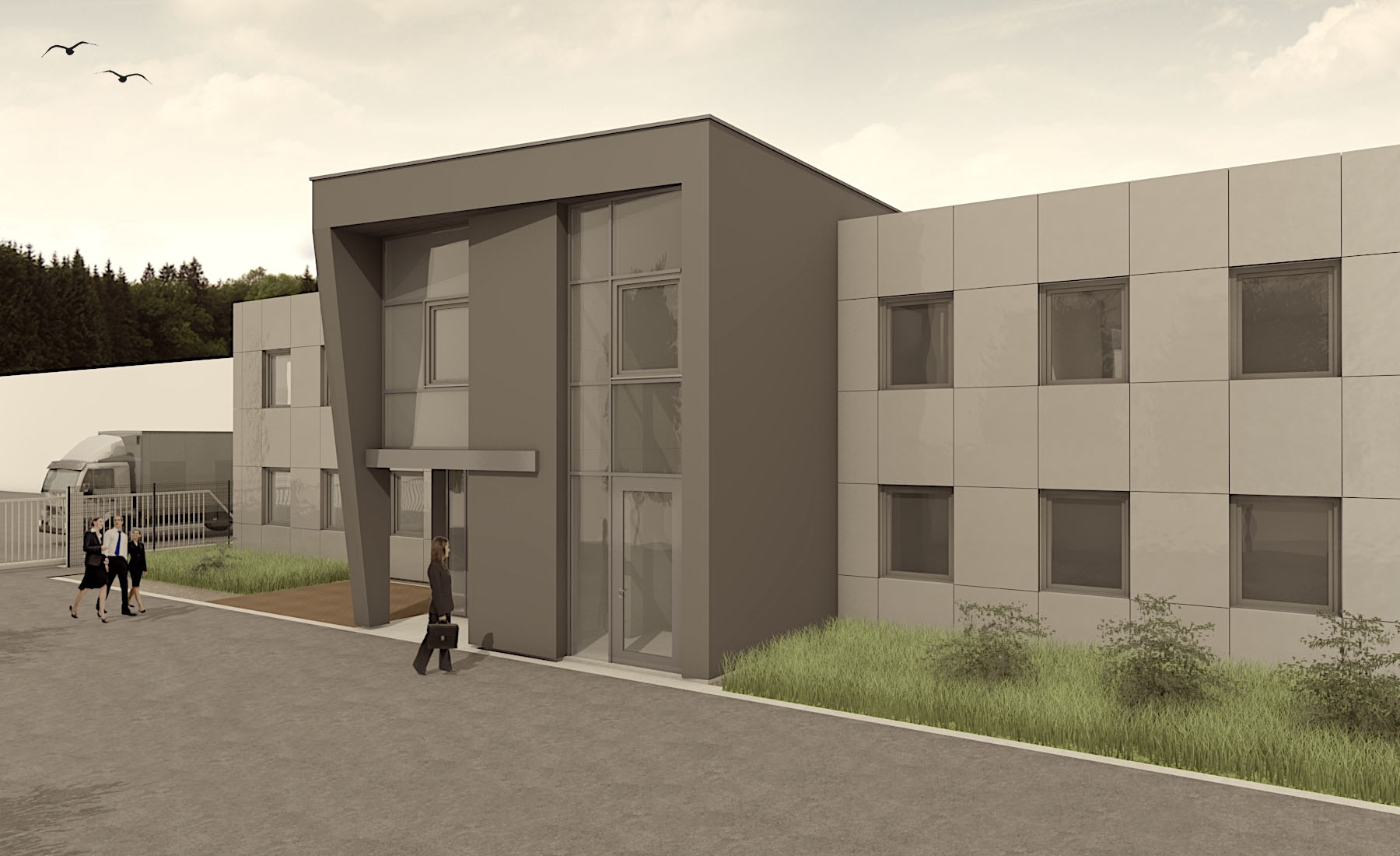 Umbau Bürogebäude Kreiselmeyer