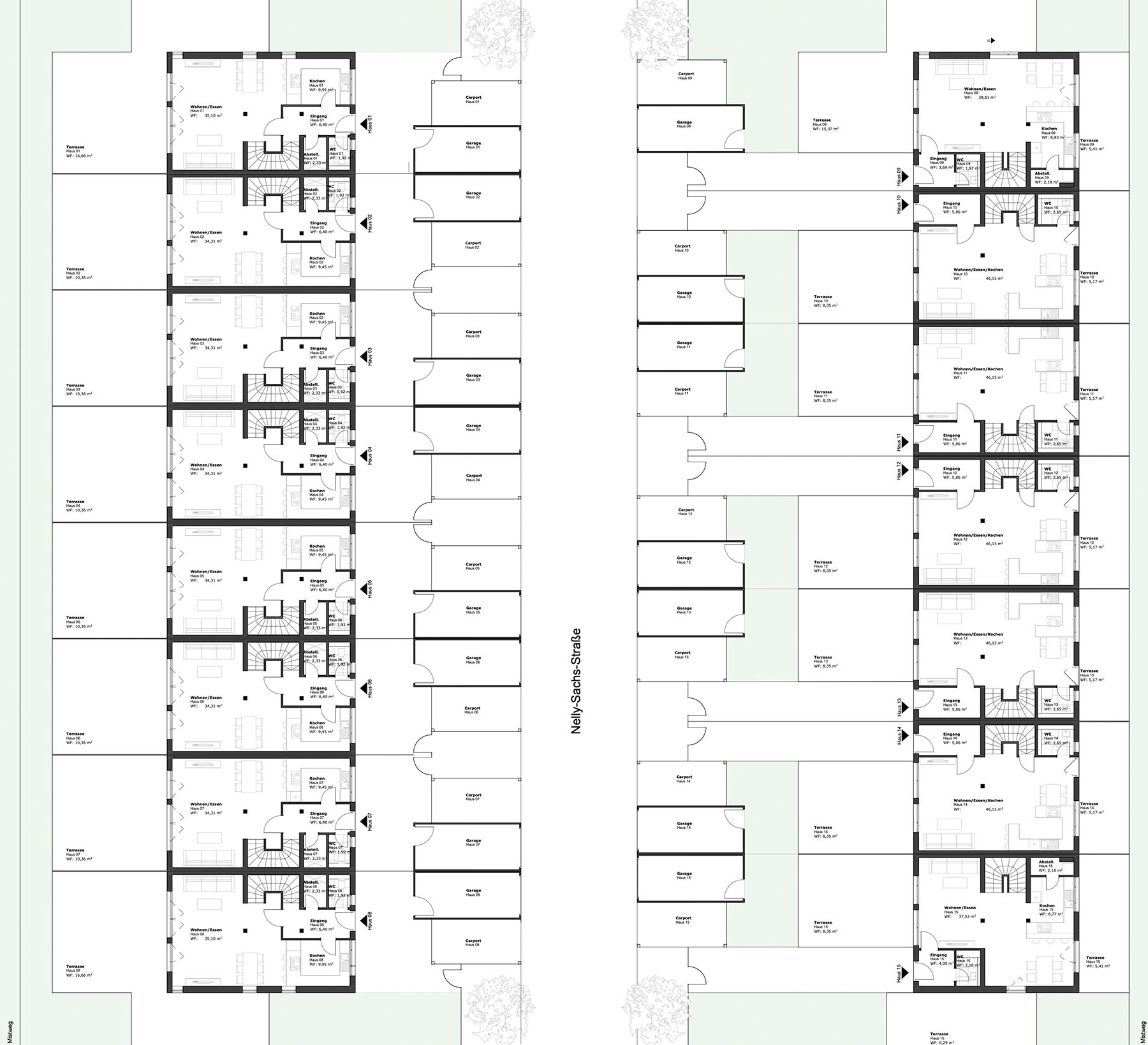 Reihenhäuser Base3 - Herzogenaurach